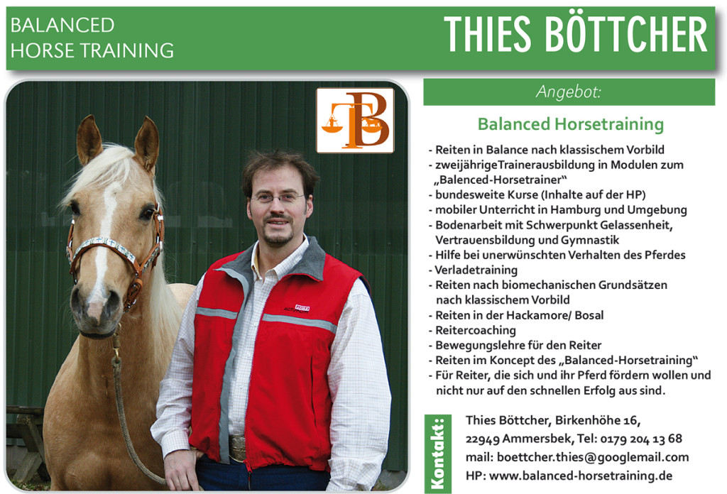 Balanced Horse Training – Thies Böttcher – PLZ 22949
