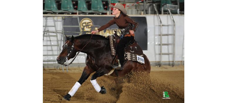 Gina Maria Schumacher startet bei den „LQH Reining Masters“ auf dem Schwantelhof