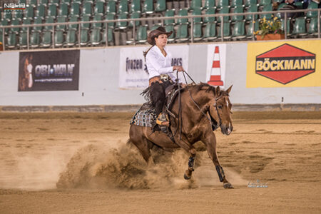 Nachwuchsreiter von Ludwig Quarter Horses erfolgreich beim NRHA Germany Osterturnier