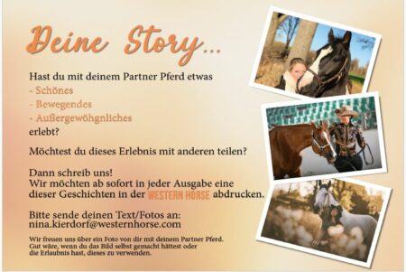 Deine Story… in der WESTERN HORSE